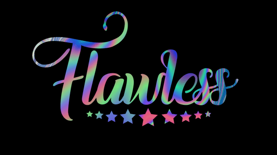 Image of Flawless Logo Sticker 32''