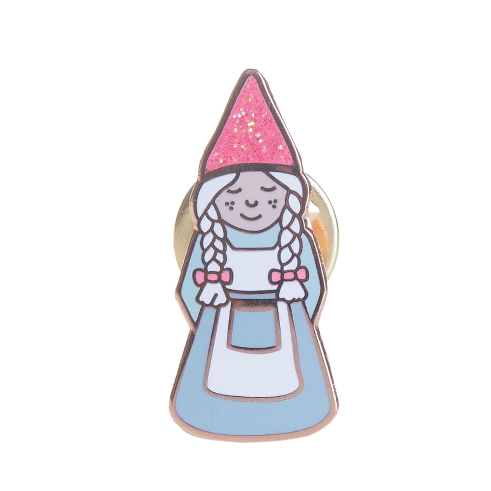 Image of Lady Gnome Enamel Pin