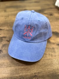Baseball Cap - Blue with Pink Paddles