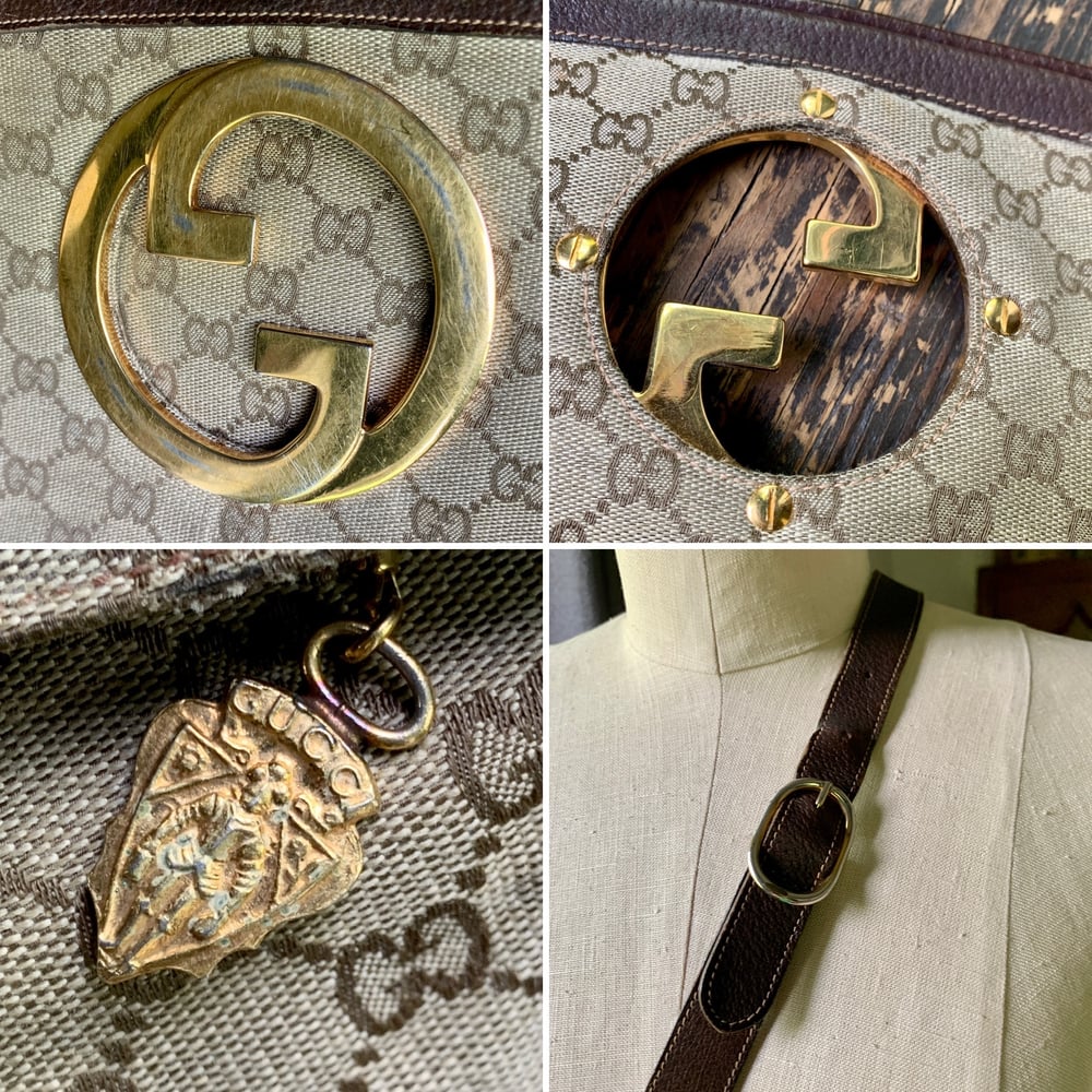 Gucci GG Logo Shoulder Purse