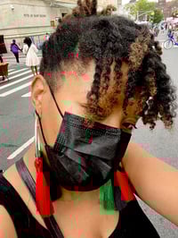 Image 2 of SALE! Child of the Diaspora Hoops (925 Sterling Silver)