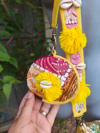 Image 3 of Jaz mini cross body bag - yellow 2