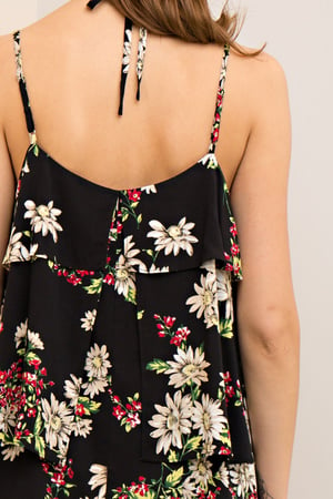 Image of Floral Print Tank/Halter