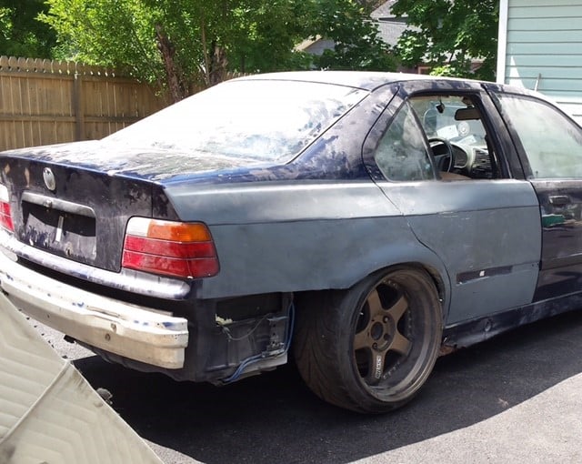 e36 overfenders sedan