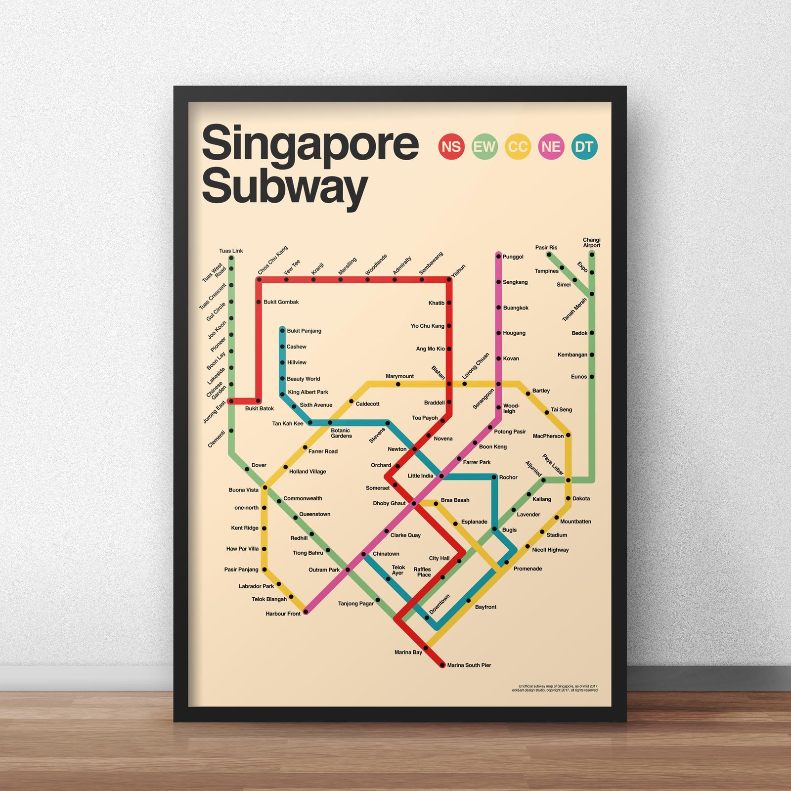 eck&art designs | Singapore Subway Poster