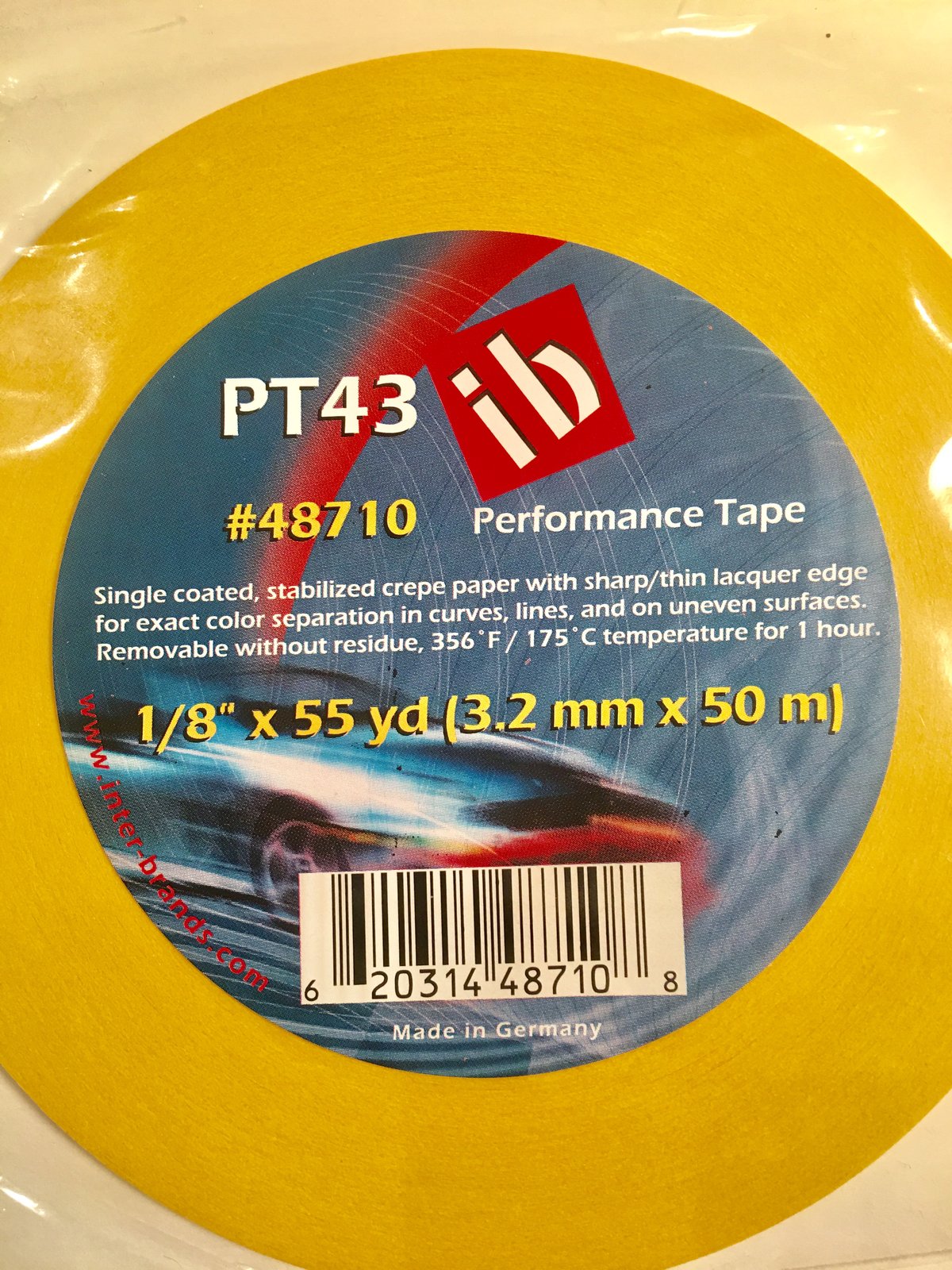 FBS TAPE - CREPE FINELINE 1/8 / PAINTHUFFER METALFLAKE