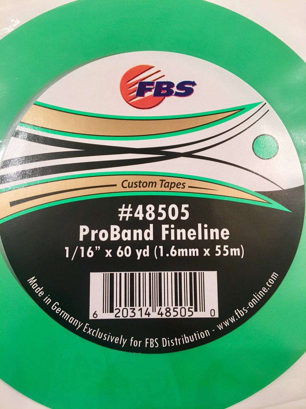 FBS GREEN 1/16 FINELINE TAPE