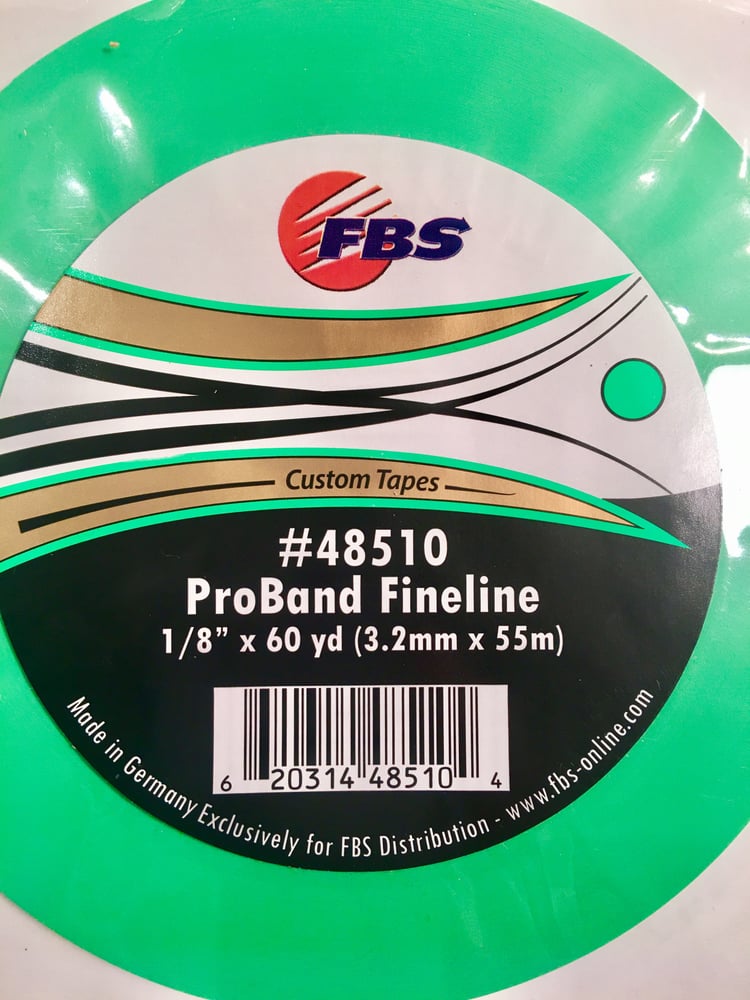 Image of FBS TAPE - GREEN FINELINE 1/8