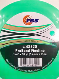 FBS GREEN 1/4 FINELINE TAPE