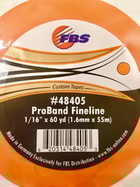 Image 1 of FBS TAPE - ORANGE FINELINE 1/16