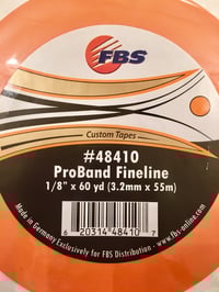 Image 1 of FBS TAPE - ORANGE FINELINE 1/8