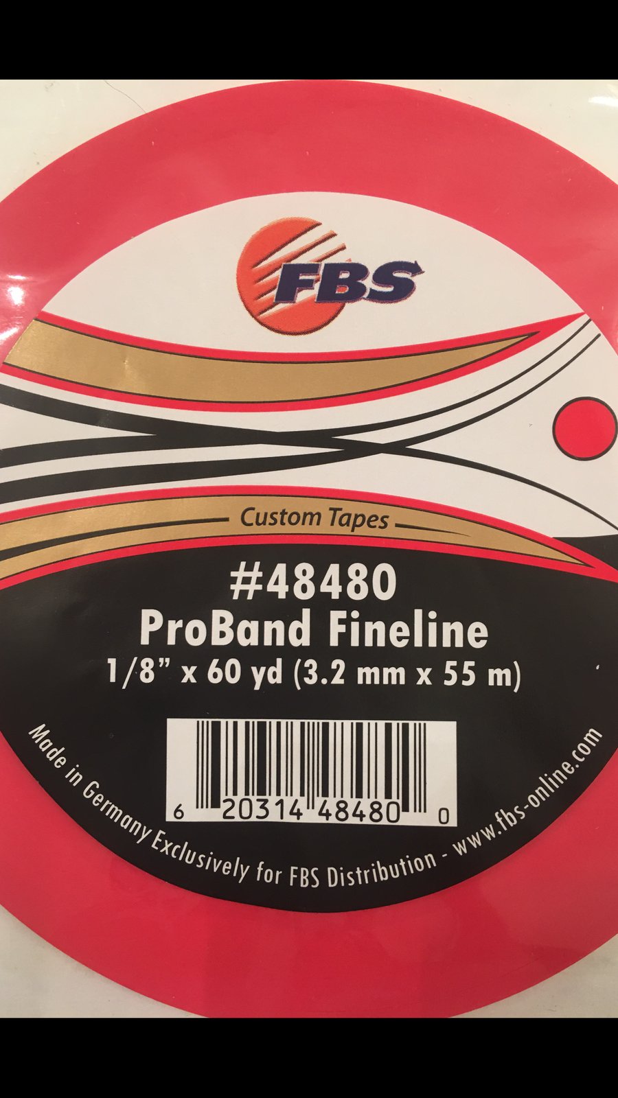 LA ROUGE FBS FINELINE TAPE 1/8 / PAINTHUFFER METALFLAKE