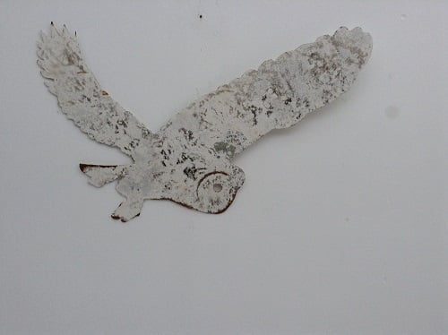 Hand Forged Owl Wall Art