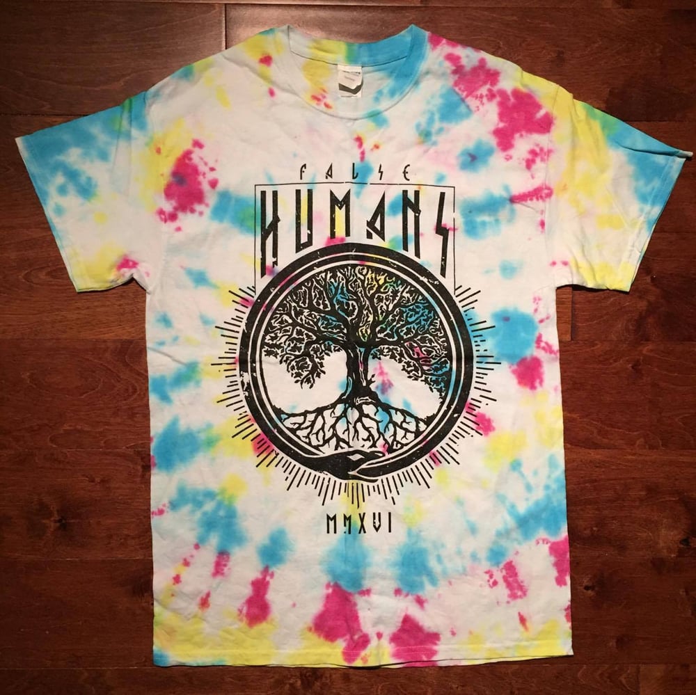 False Humans Tree Of Life Tie Dye Tee False Humans