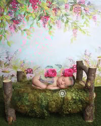 Image 5 of Nest of Curls Blanket - MOSSY GREEN 