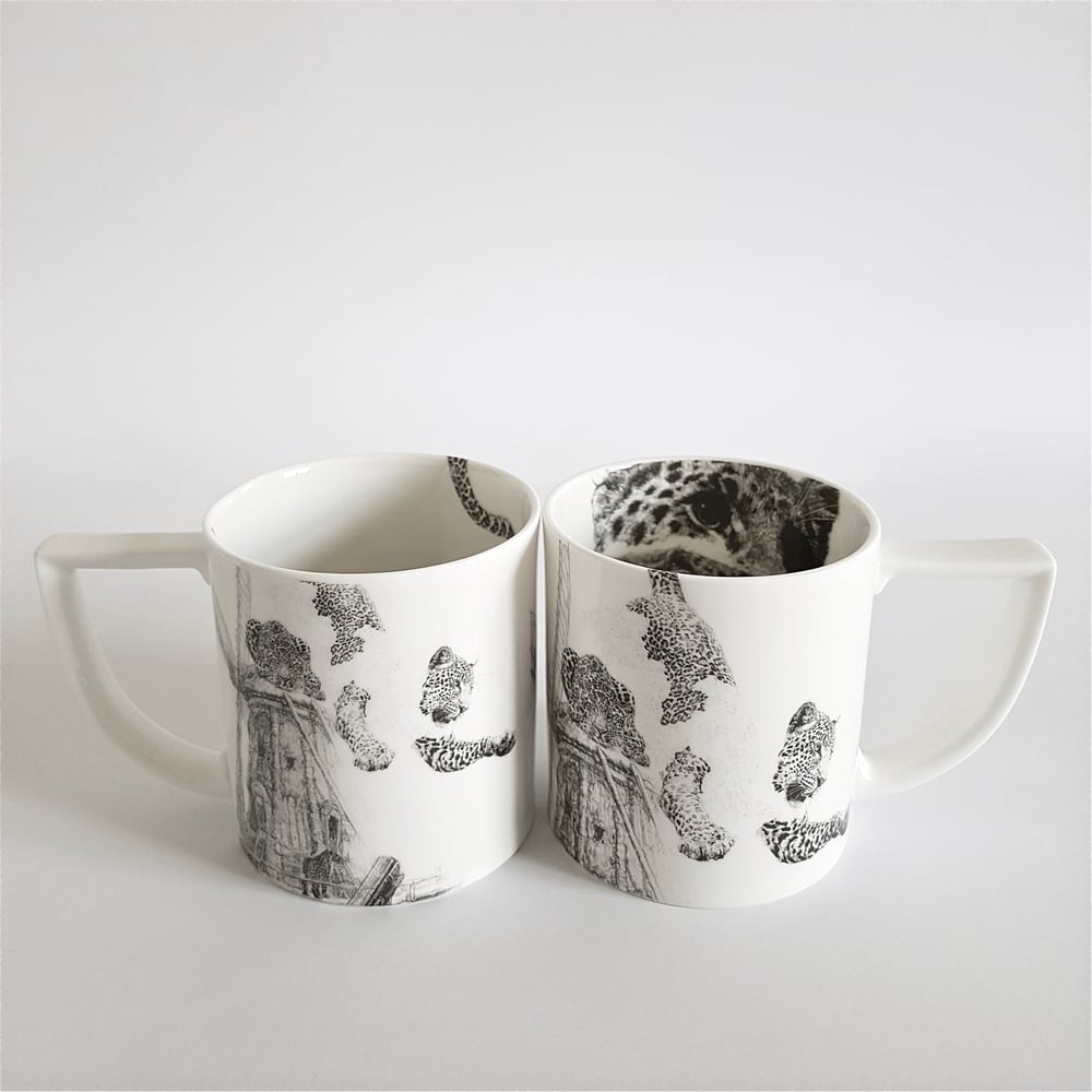 Image of OUR FOREFATHERS, OUR LOSS FINE ENGLISH BONE CHINA MUG