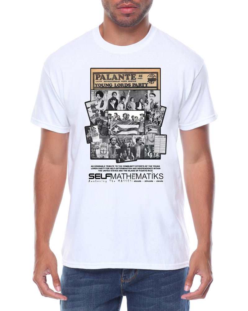 Image of WHITE- YOUNG LORDS PARTY CLASSIC T ORIGINAL- LIMITED SPECIAL EDITION