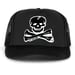 Image of Skull & Bones Hat ~ HOTRODSURF ~ Hot Rod Surf ® - Black