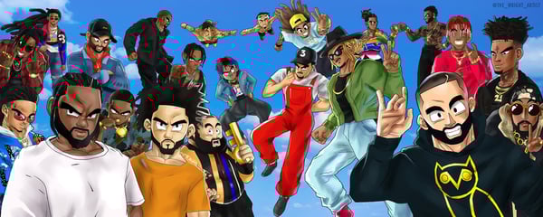 Image of The Rap Game X DBZ 