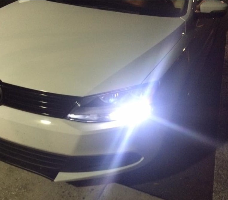 LED Daytime Running Lights Kit Crisp Bright White - Error Free fits: B7  Passat