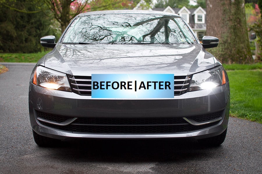 Image of LED Daytime Running Lights Kit Crisp Bright White - Error Free fits: B7 Passat