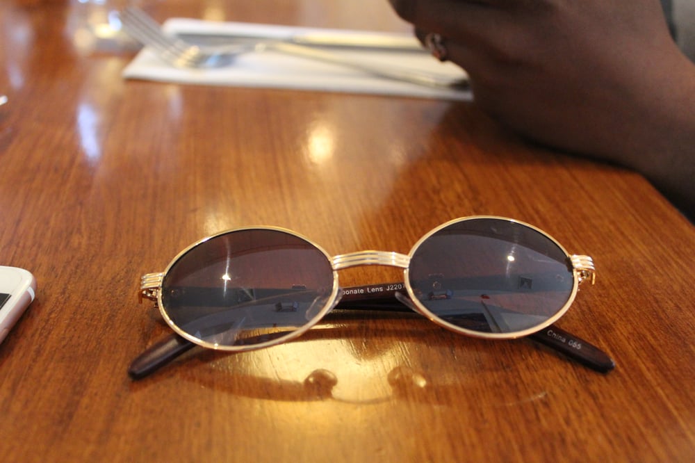 Image of Brooklyn Renaissance Gold Rimmed sunGlasses