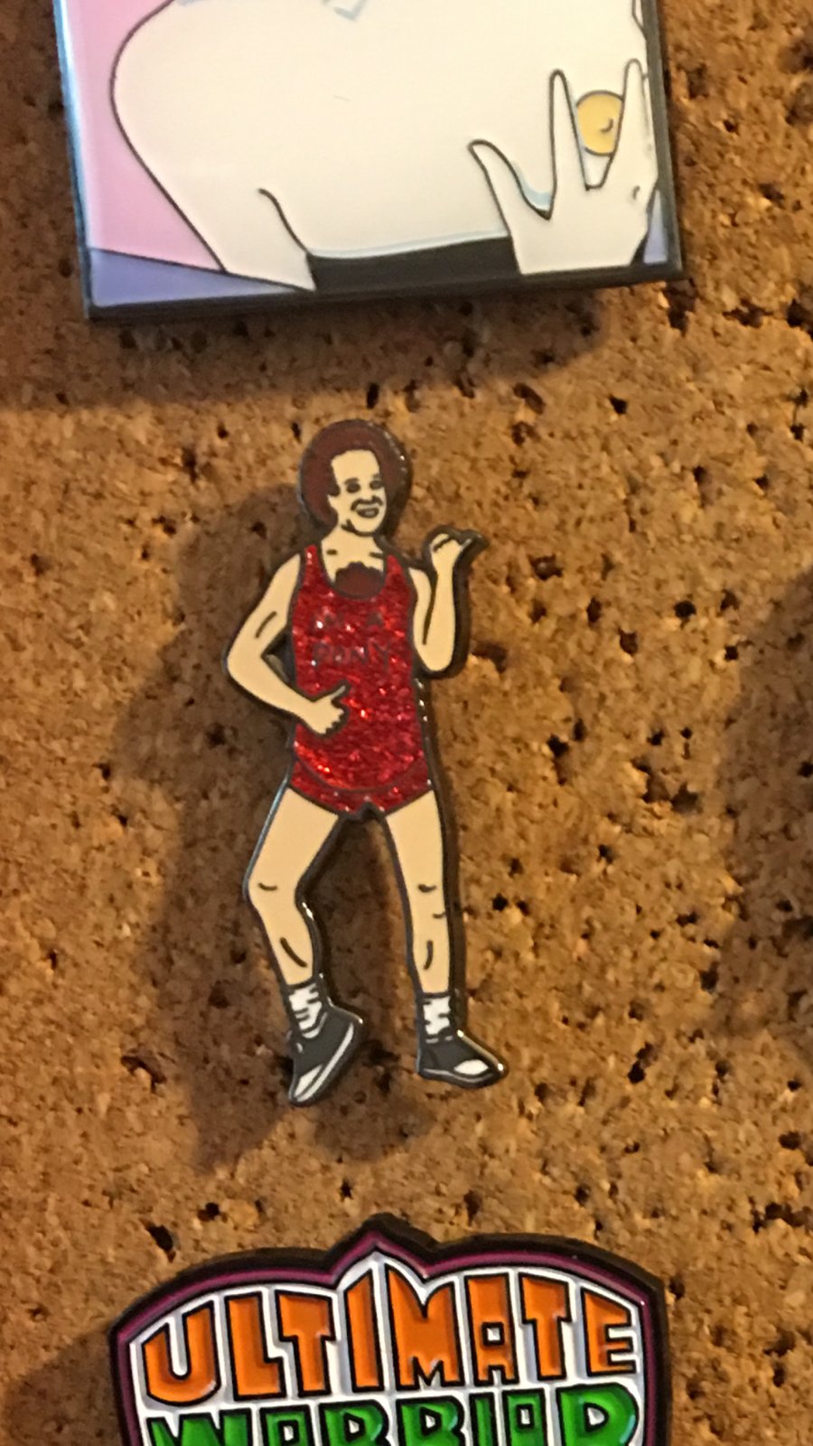 Glitter Dick Lapel Pin