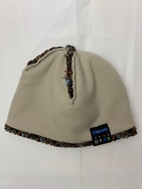 Image 6 of BLUE AND BROWN KNIT BEANIE