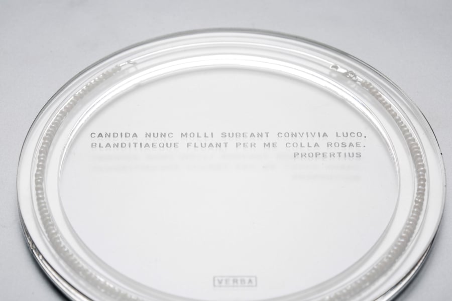 Image of "Now let the.." bead necklace from pearls  · CANDIDA NUNC MOLLI.. ·