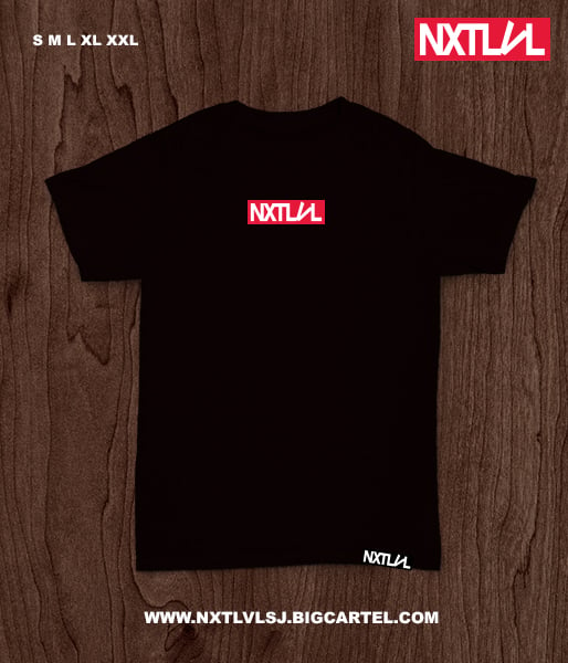 NXTLVL RED BOX LOGO TEE