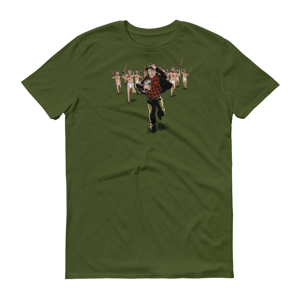 Image of Whiners of the Lost Crib Tee - Short Sleeve T-Shirt (Jungle Green)