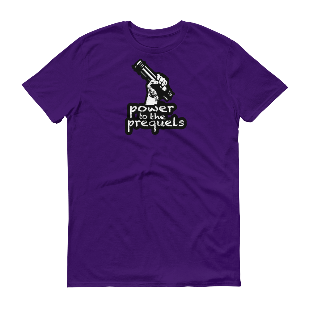 Image of Power to the Prequels Tee - Short Sleeve T-Shirt (Protest Purple)