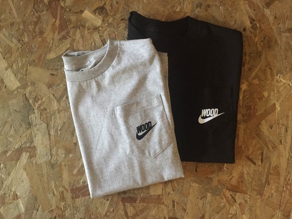 Image of Wood Class Swoosh Pocket T-Shirt