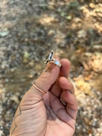 Image 4 of Labradorite shield ring 