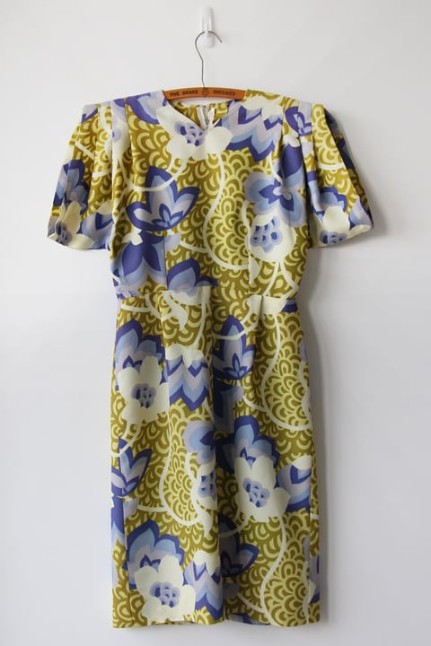 Image of SALE Origami Sleeve Floral Dress (Orig $72)