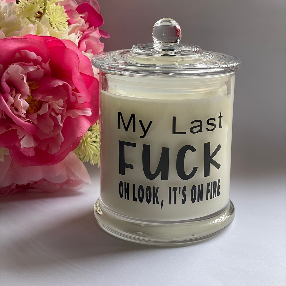 My Last F**k Candle (Double Wicks)