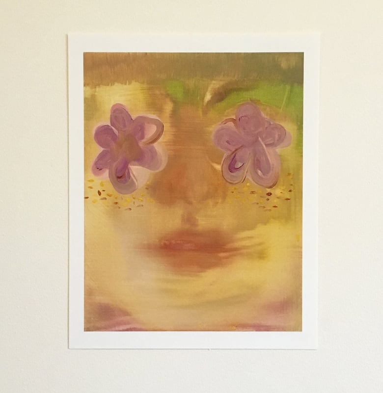 Image of Girl With Flower Eyes