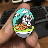 Image 1 of Mall Boots Lapel Pin by Bad Pins X Pincasso