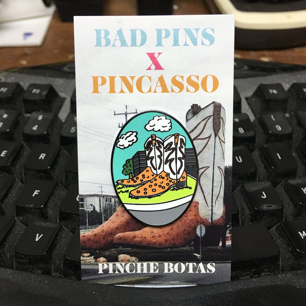 Mall Boots Lapel Pin by Bad Pins X Pincasso