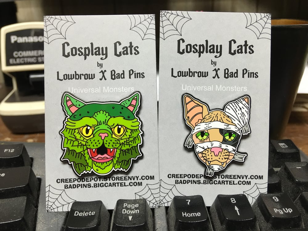 Cosplay Cats by Lowbrow x Bad Pins