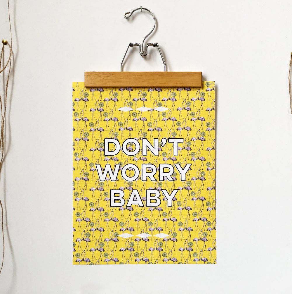 Don't Worry Baby-11 x 14 print