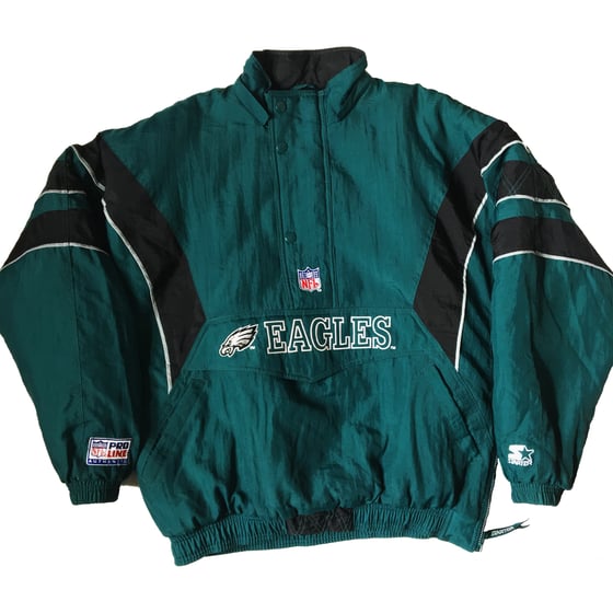 Image of Vintage 90s Philadelphia Eagles NFL Pro Line Starter Puffy Jacket - XL