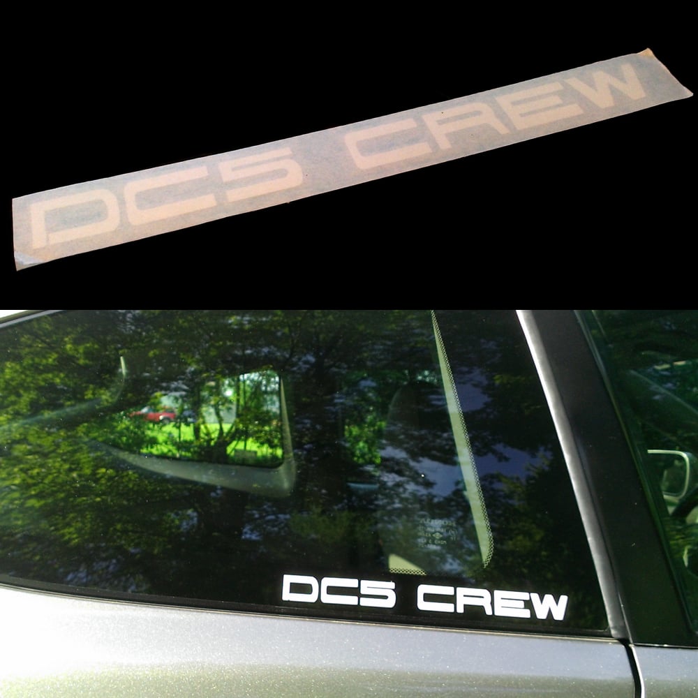 Image of DC5 Crew Vinyl Decal