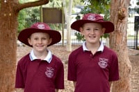 Image 1 of NLPS Maroon School Hat (Price Before Tax)