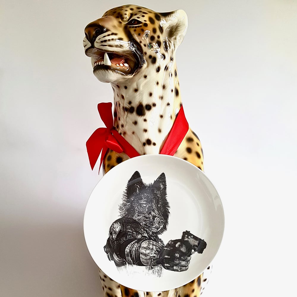 Image of REVENGE LIMITED EDITION FINE ENGLISH CHINA COUPE PLATE