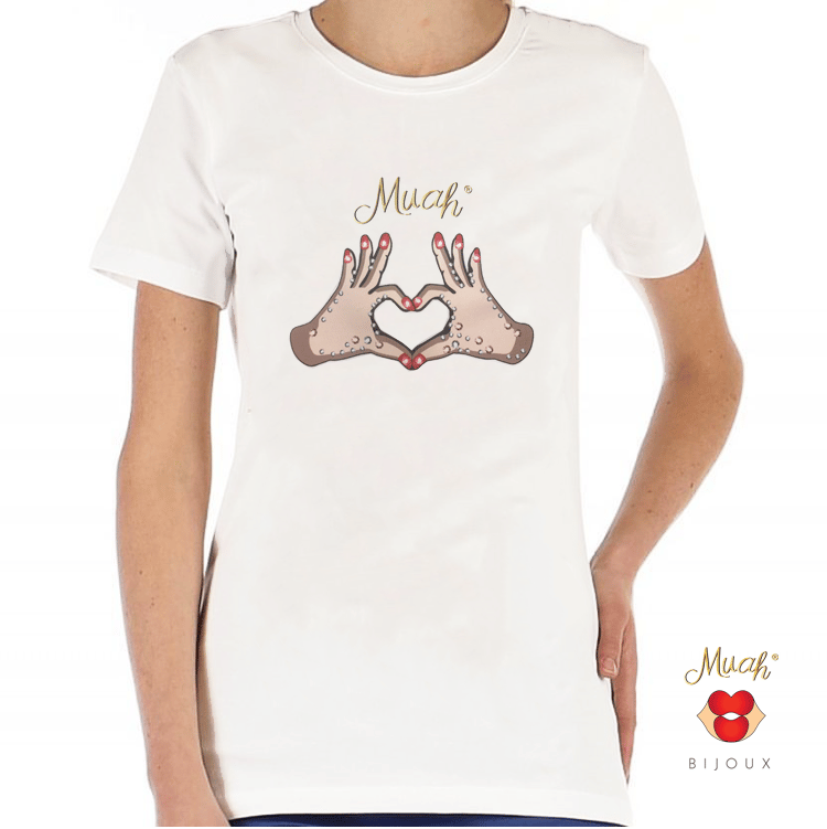 Image of T-SHIRT MANI A CUORE