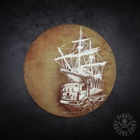 Feutrine Pirate Boat Old Paper