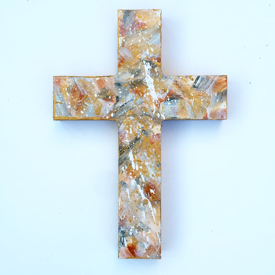 Image of Bronze & Gold Cross