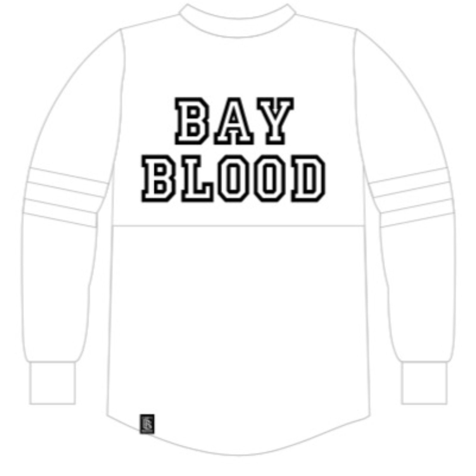 Women's College Shirt (white) / Bay Blood Clothing