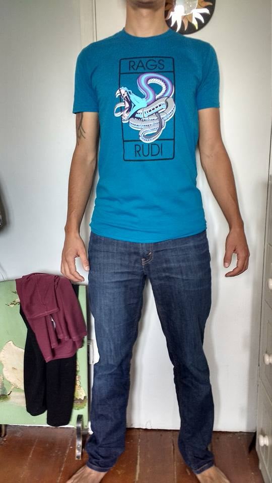 Image of Python T-shirt Blue